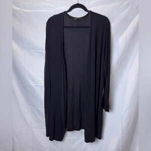 J Jill Wearever Collection Black Cardigan